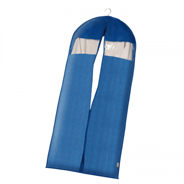 Husa pentru depozitare si protectie haine lungi, Denim, 60x137 cm
