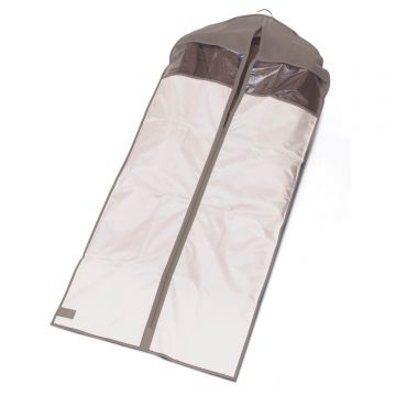 Husa pentru haine lungi, 60x137cm - BASIC BEJ