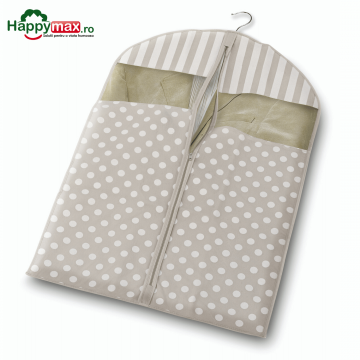 Husa protectie haine-TREND BEJ 100x60cm