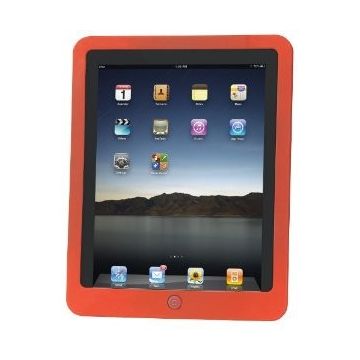 Husa tableta Manhattan iPad Slip-Fit Design Gravat Laser Rosu Albastru