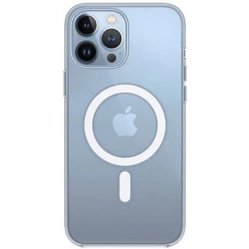 Apple Carcasa Clear Case cu MagSafe pentru Apple iPhone 13 Pro Max, MM313ZM/A, transparent