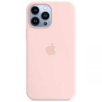 Apple Carcasa Silicone Case cu MagSafe pentru Apple iPhone 13 Pro Max, MM2R3ZM/A, Chalk Pink