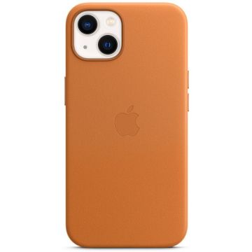 Apple Husa de protectie Apple cu MagSafe pentru iPhone 13, Piele, Golden Brown