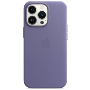 Apple Husa de protectie Apple cu MagSafe pentru iPhone 13 Pro, Piele, Wisteria