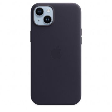 Apple Husa de protectie Apple Leather Case with MagSafe pentru iPhone 14 Plus, Ink