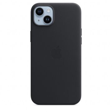 Apple Husa de protectie Apple Leather Case with MagSafe pentru iPhone 14 Plus, Midnight