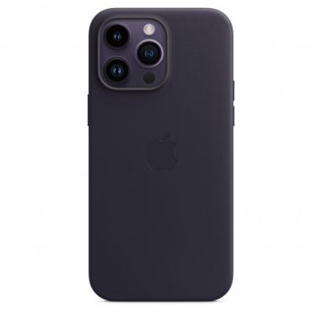 Apple Husa de protectie Apple Leather Case with MagSafe pentru iPhone 14 Pro Max, Ink