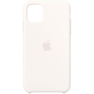 Apple Husa de protectie Apple MWVX2ZM/A, pentru iPhone 11, silicon, alb