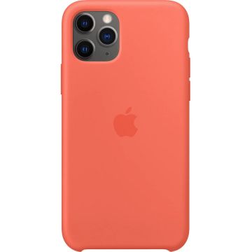 Apple Husa de protectie Apple pentru iPhone 11 Pro, Silicon, Clementine