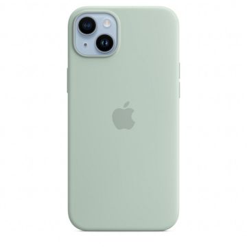 Apple Husa de protectie Apple Silicone Case MagSafe pentru iPhone 14 Plus, mptc3zm/a - Succulent