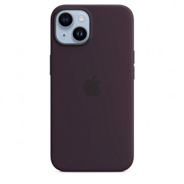 Apple Husa de protectie Apple Silicone Case with MagSafe pentru iPhone 14, Elderberry