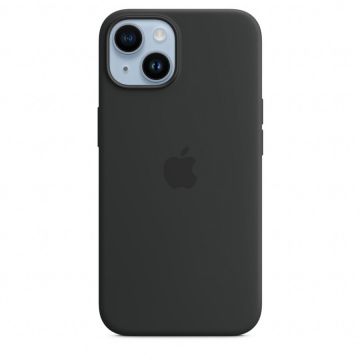 Apple Husa de protectie Apple Silicone Case with MagSafe pentru iPhone 14, Midnight