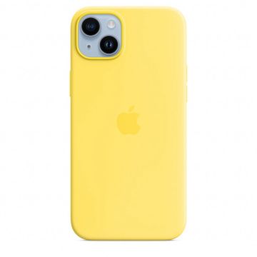 Apple Husa de protectie Apple Silicone Case with MagSafe pentru iPhone 14 Plus, Canary Yellow