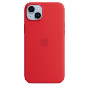 Apple Husa de protectie Apple Silicone Case with MagSafe pentru iPhone 14 Plus, (PRODUCT)RED