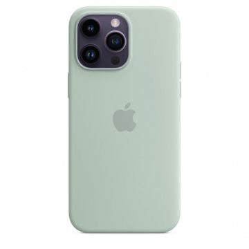 Apple Husa de protectie Apple Silicone Case with MagSafe pentru iPhone 14 Pro Max, Succulent
