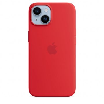 Apple Husa de protectie Apple Silicone Case with MagSafe pentru iPhone 14, (PRODUCT)RED