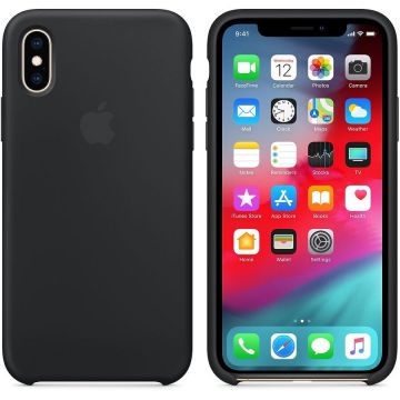 Apple Husa silicon Apple iPhone XS Max (mrwe2zm/a), black