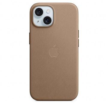 Apple Husa telefon APPLE iPhone 15 FineWoven Case cu MagSafe - Maro