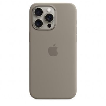 Apple Husa telefon APPLE iPhone 15 Pro Max Silicone Case cu MagSafe, Maro