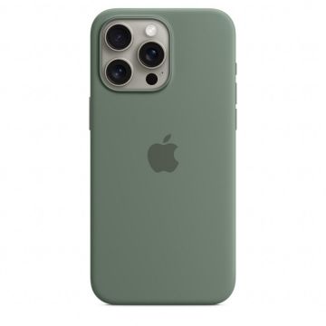 Apple Husa telefon APPLE iPhone 15 Pro Max Silicone Case cu MagSafe, Verde
