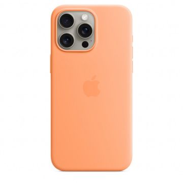 Apple Husa telefon Apple iPhone 15 Pro Max Silicone Case w MagSafe - Portocaliu