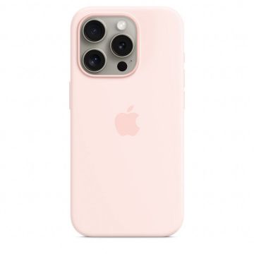 Apple Husa telefon APPLE iPhone 15 Pro Silicone Case cu MagSafe, Roz