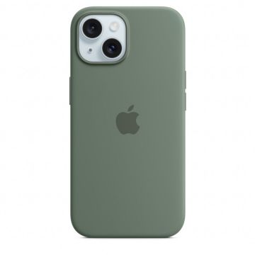 Apple Husa telefon APPLE iPhone 15 Silicone Case cu MagSafe, Verde