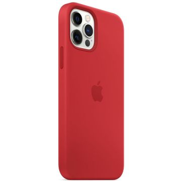 Apple Protectie Spate Apple MHL63ZM/A pentru Apple iPhone 12, iPhone 12 Pro (Rosu)
