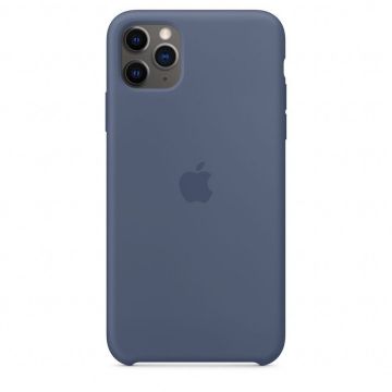Apple Protectie Spate Apple MX032ZM/A pentru Apple iPhone 11 Pro Max, Silicon (Albastru)