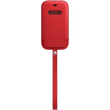 Apple Protectie Toc Apple Leather Sleeve with MagSafe pentru Apple iPhone 12 mini