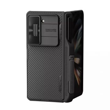 Carcasa Nillkin Cam Shield Pro Pen compatibila cu Samsung Galaxy Z Fold 5 Black