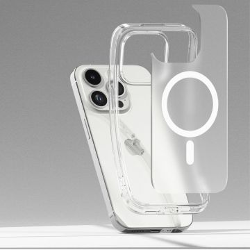 Carcasa Ringke Fusion Magnetic MagSafe compatibila cu iPhone 15 Pro Matte Clear