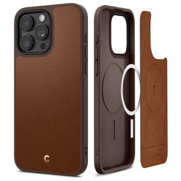 Carcasa Spigen Kajuk MagSafe compatibila cu iPhone 15 Pro Max Brown