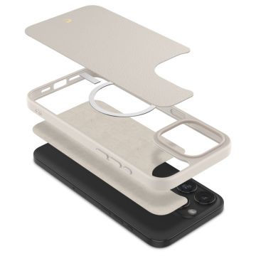 Carcasa Spigen Kajuk MagSafe compatibila cu iPhone 15 Pro Max Cream