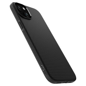 Carcasa Spigen Liquid Air compatibila cu iPhone 15 Matte Black