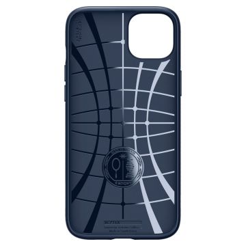 Carcasa Spigen Liquid Air compatibila cu iPhone 15 Navy Blue