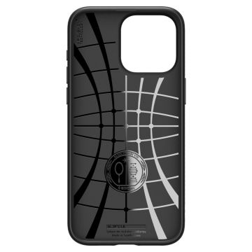 Carcasa Spigen Liquid Air compatibila cu iPhone 15 Pro Matte Black