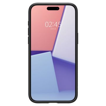 Carcasa Spigen Liquid Air compatibila cu iPhone 15 Pro Max Matte Black