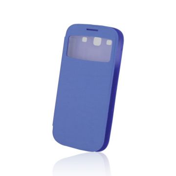Husa Smart Flap pentru Samsung G900 Galaxy S5 Albastru