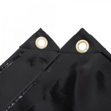 Prelată, negru, 3x5 m, 650 g/m²