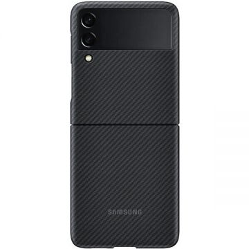 Samsung Carcasa Aramid Standing Cover pentru SAMSUNG Galaxy Z Flip3, EF-XF711SBEGWW, negru