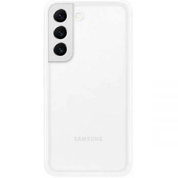 Samsung Carcasa Frame Cover pentru SAMSUNG Galaxy S22, EF-MS901CWEGWW, White