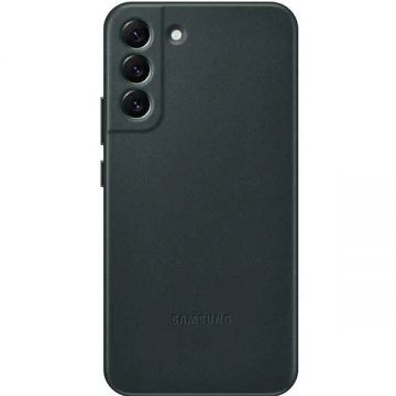 Samsung Carcasa Leather Cover pentru SAMSUNG Galaxy S22 Plus, EF-VS906LGEGWW, Forest Green