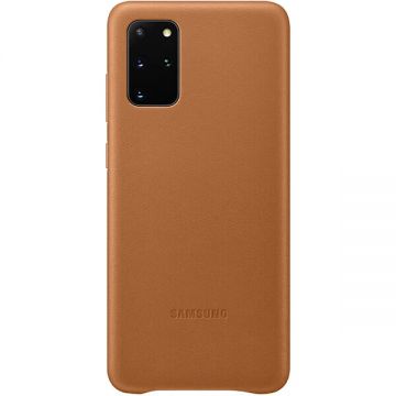 Samsung Carcasa pentru SAMSUNG Galaxy S20 Plus, EF-VG985LAEGEU, piele naturala, maro