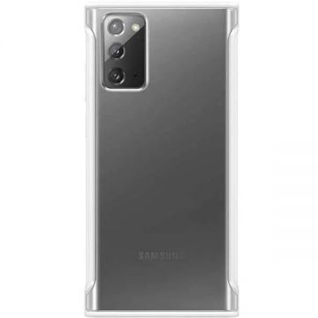Samsung Carcasa Protective Cover pentru SAMSUNG Galaxy Note 20, EF-GN980CWEGEU, alb