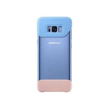 Samsung Husa 2 piese pentru Samsung Galaxy S8 Plus, EF-MG955CLEGWW, Albastru/Roz