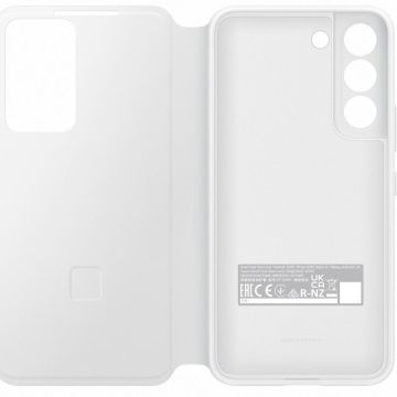 Samsung Husa Book Cover Samsung Smart Clear View EF-ZS901CWEGEE pentru Samsung Galaxy S22 (Alb)