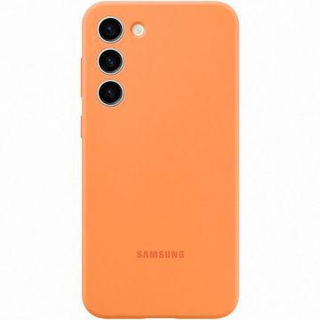 Samsung Husa de protectie Samsung Silicone Case pentru Galaxy S23 Plus, Orange