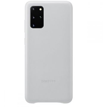Samsung Husă Galaxy S20+ Protective Leather Cover Grayish White