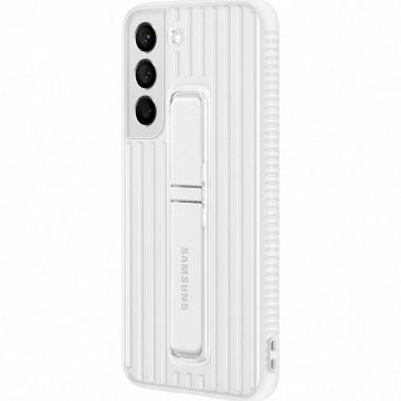 Samsung Husa Protectie Spate Samsung EF-RS901CWEGWW pentru Samsung Galaxy S22, functie stand (Alb)